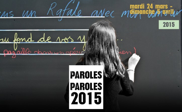 visuel paroles 2015