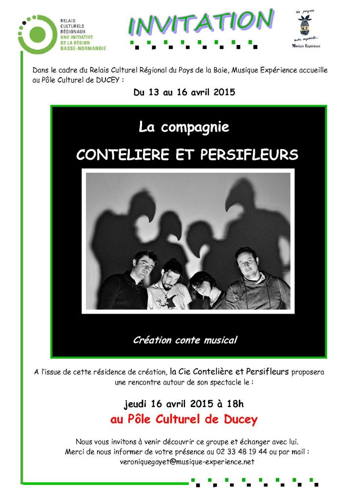 Invitation DUCEY Contelière et persifleurs